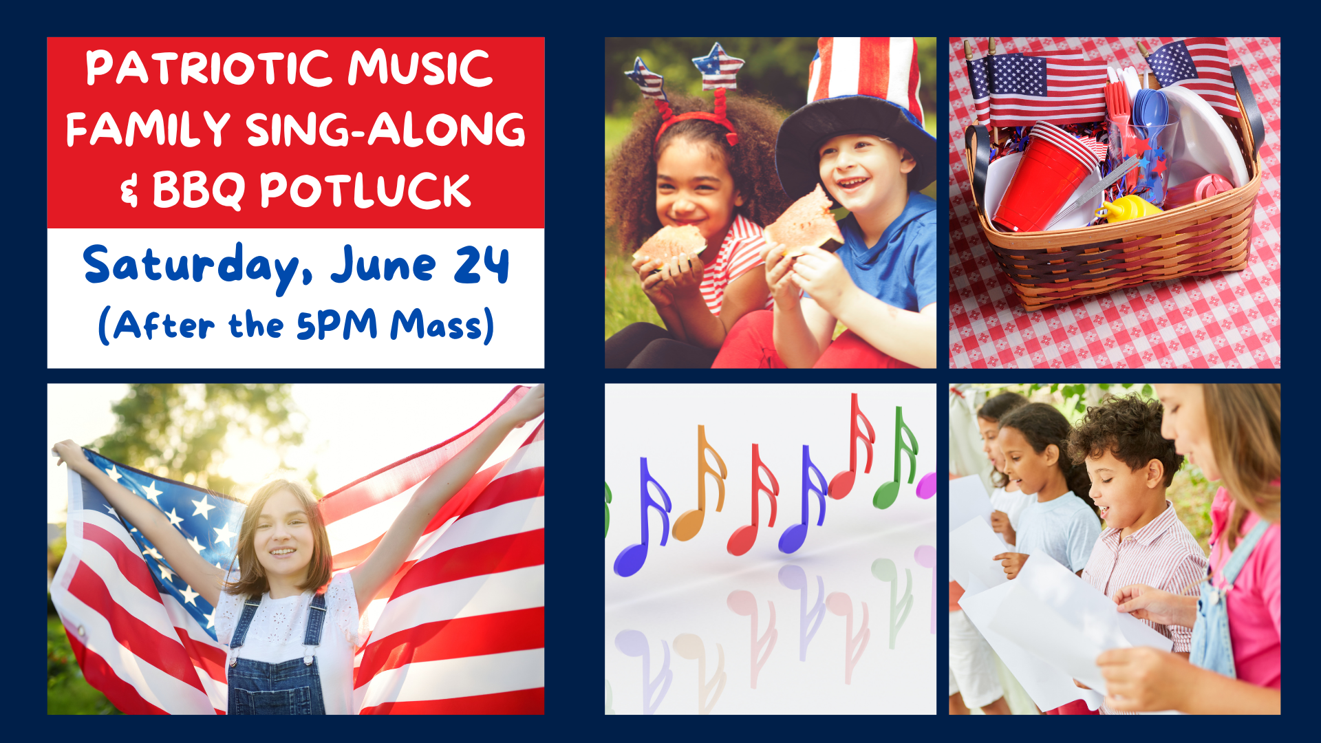 Patriotic Music Family Sing-Along & BBQ Potluck